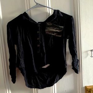 Army High-low Button up